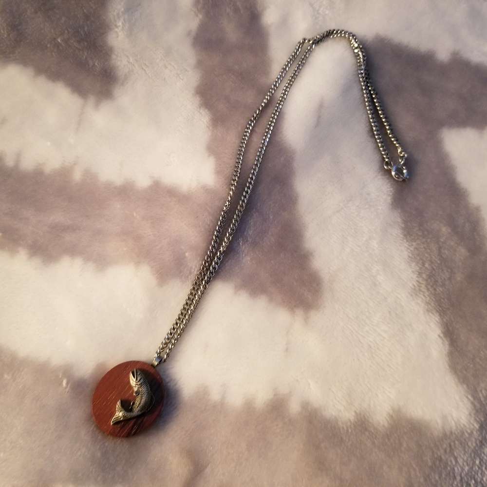 Vintage Fish Necklace